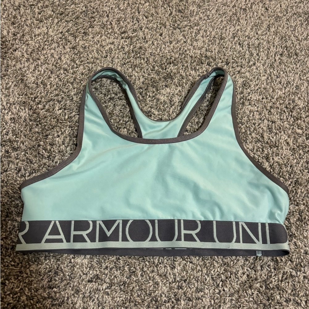 Small Light Blue Under Armour Bra